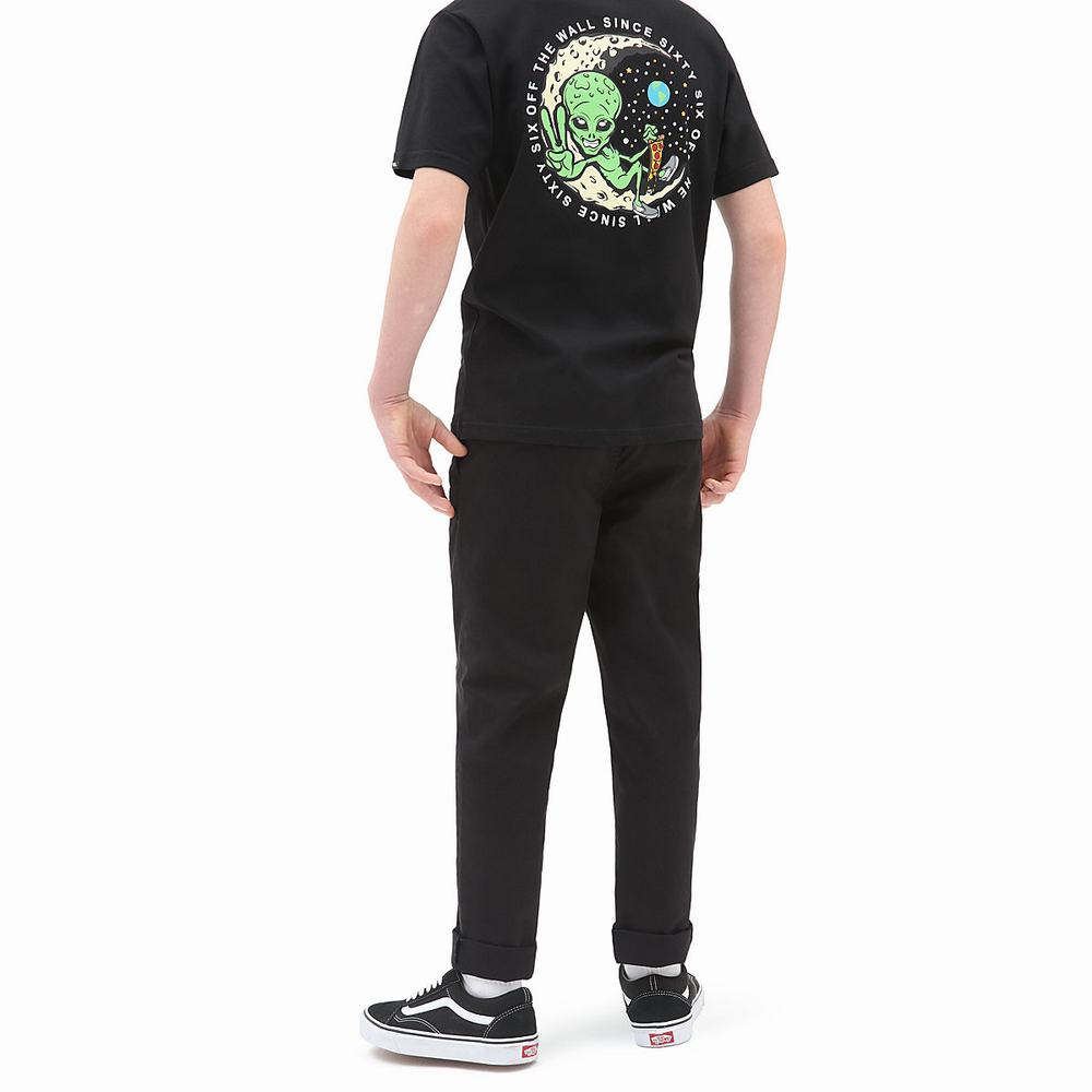 Pantalones Vans Range Elastic Cintura (8-14 years) Niños Negras | GEW204196