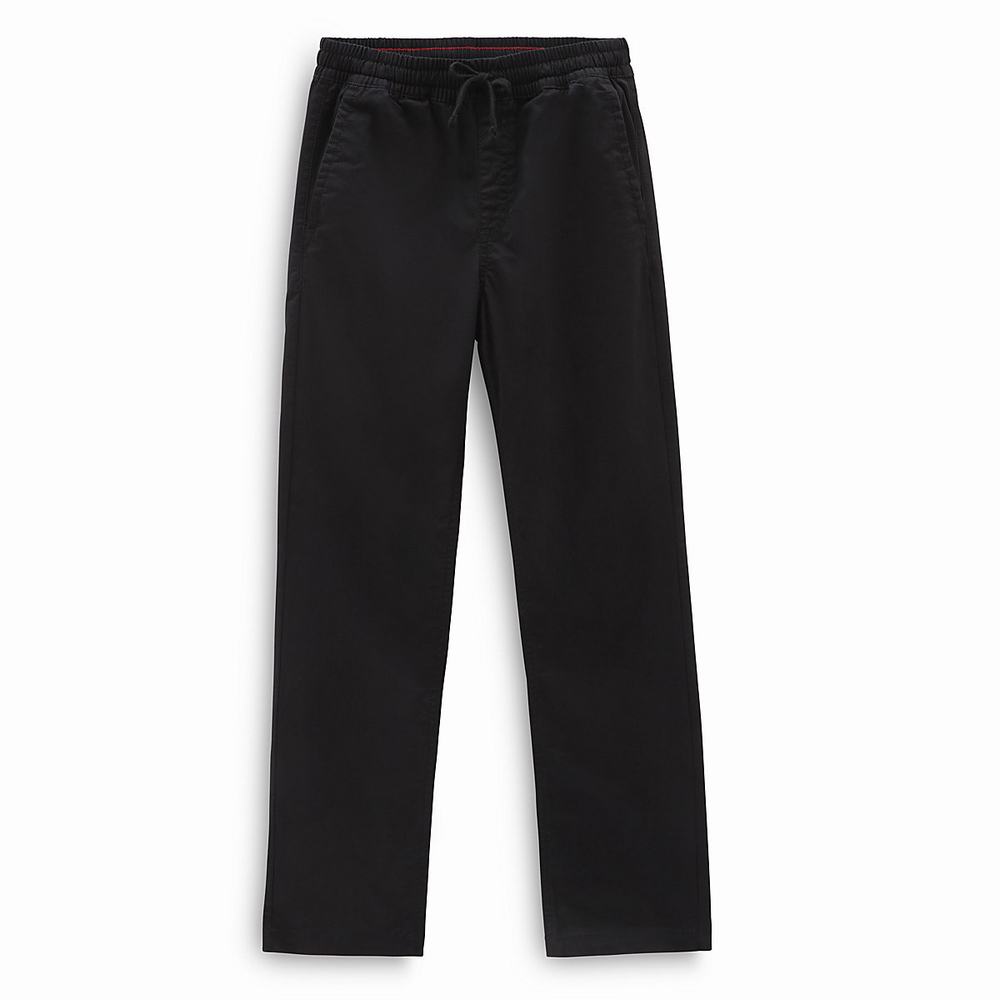 Pantalones Vans Range Elastic Cintura (8-14 years) Niños Negras | GEW204196