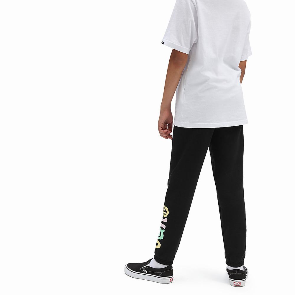 Pantalones Vans Sun Sider Sweats (8-14 years) Niños Negras | JGN695271