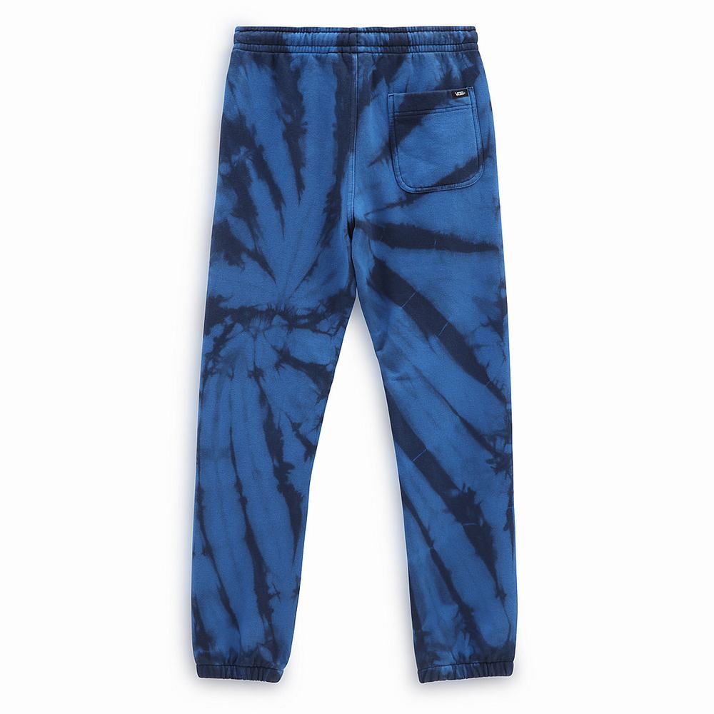 Pantalones Vans Tie Dye Fleece (8-14 years) Niños Azules | QWM954067