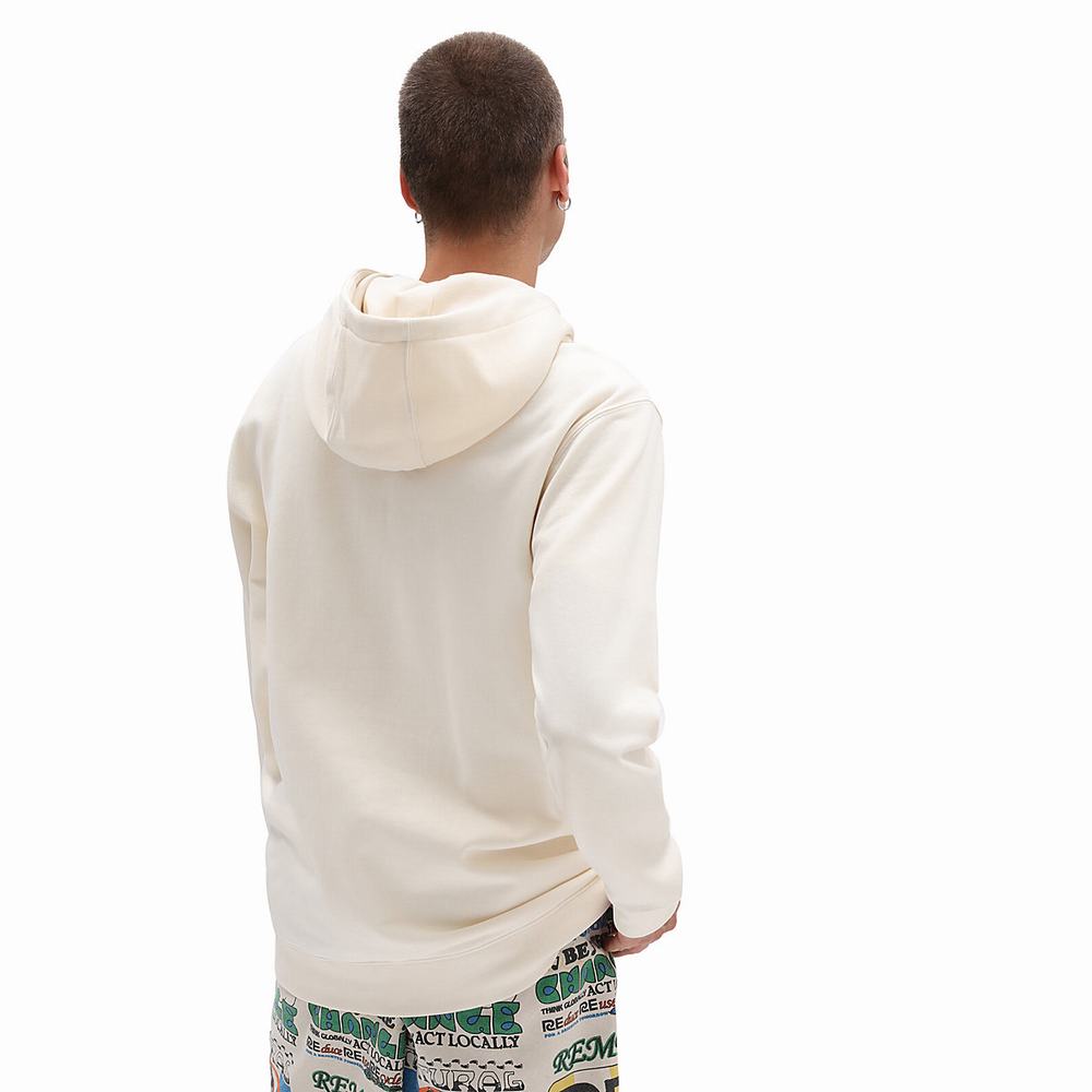 Pullover Vans Eco Positivity Hombre Blancas | BIC820931