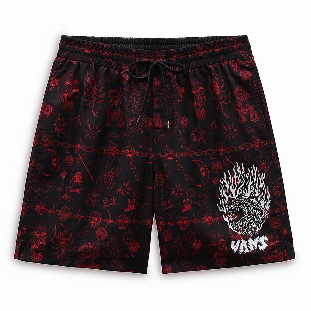 Shorts De Playa Vans Mike Gigliotti Volley Hombre Negras | ZUX308947