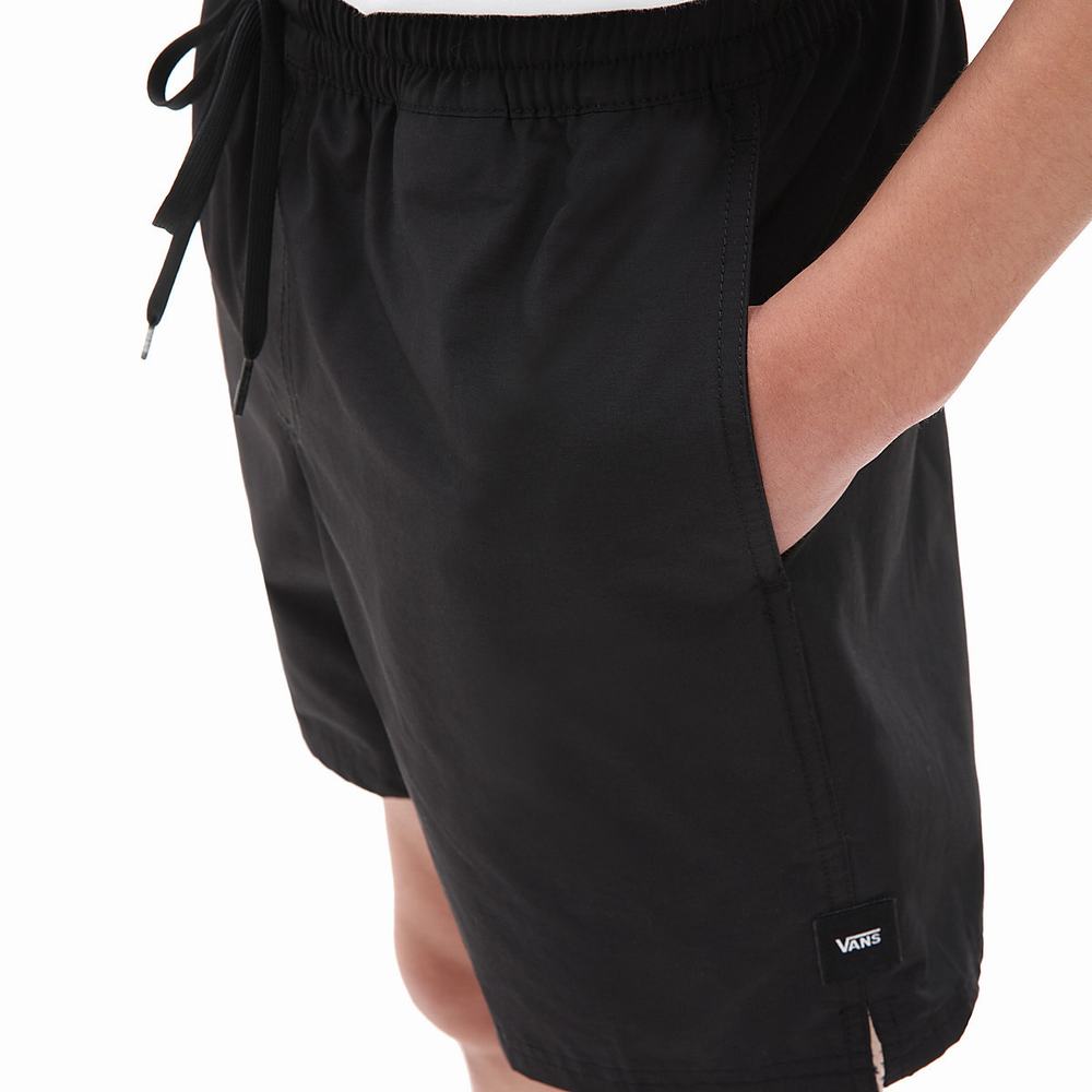 Shorts De Playa Vans Primary Volley II Hombre Negras | RJS563207