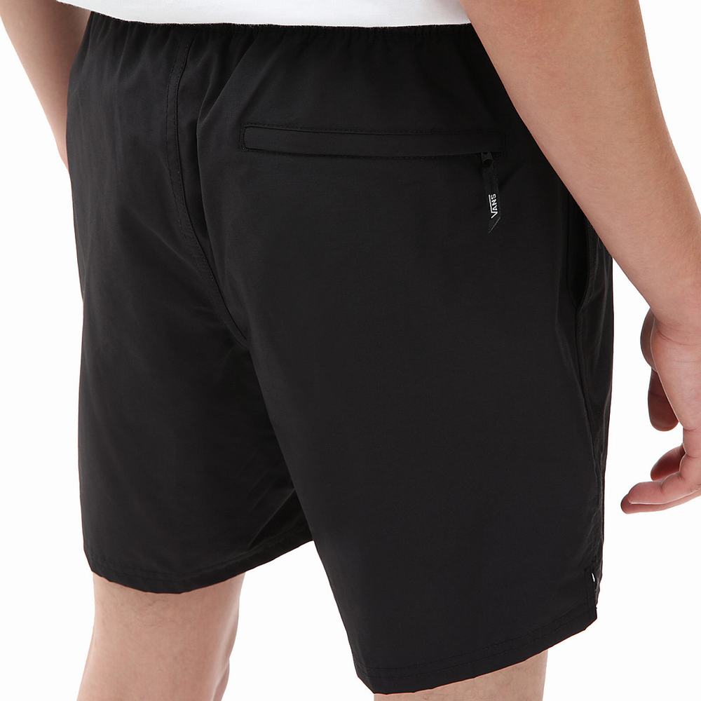 Shorts De Playa Vans Primary Volley II Hombre Negras | RJS563207