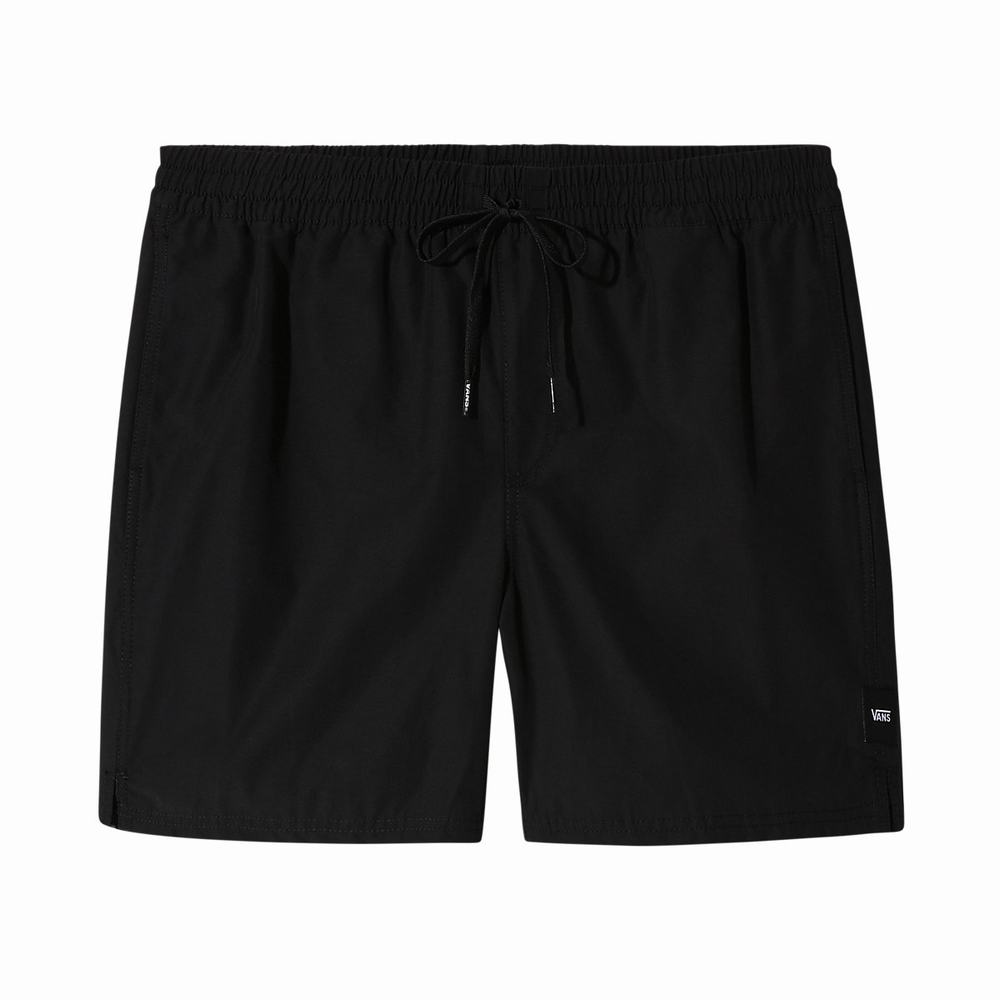 Shorts De Playa Vans Primary Volley II Hombre Negras | RJS563207