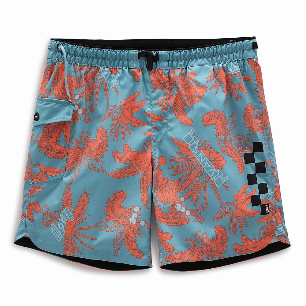 Shorts De Playa Vans Surf Volley Hombre Azules | GNY408312