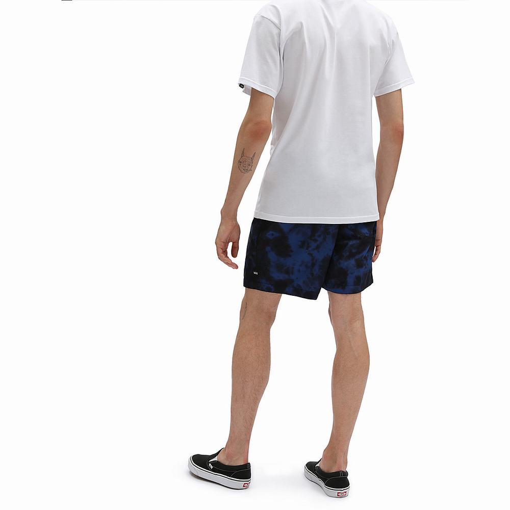 Shorts De Playa Vans Voyage Volley Hombre Azules | IPC318267