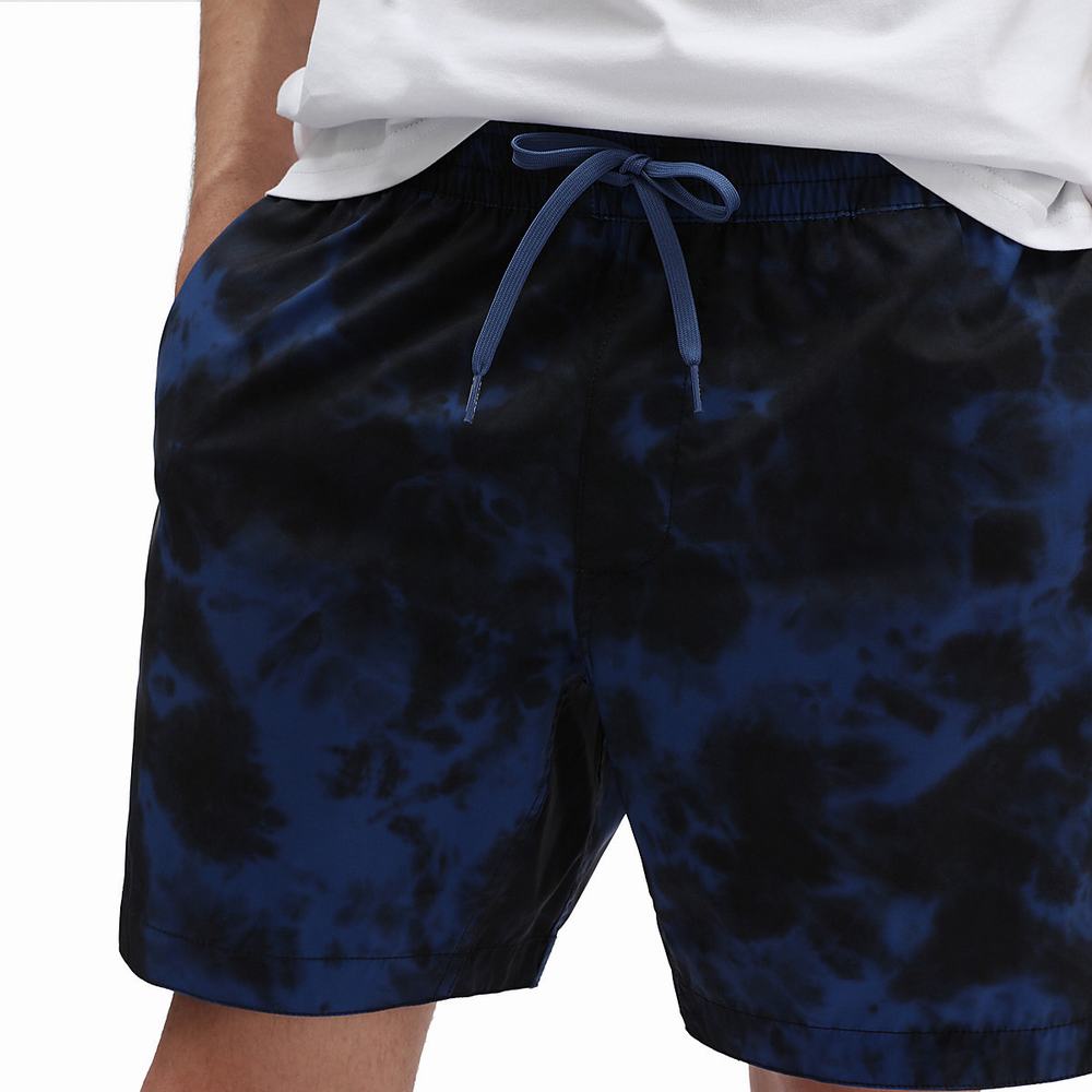 Shorts De Playa Vans Voyage Volley Hombre Azules | IPC318267