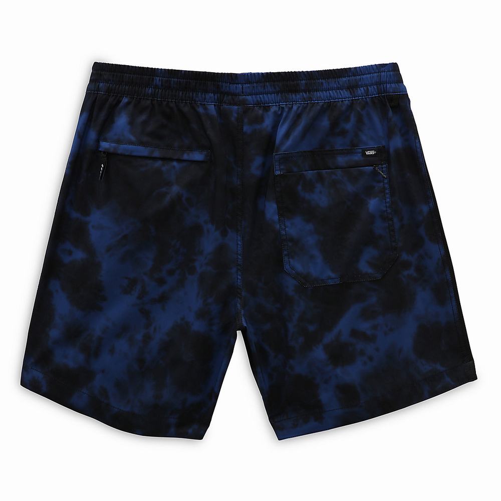 Shorts De Playa Vans Voyage Volley Hombre Azules | IPC318267