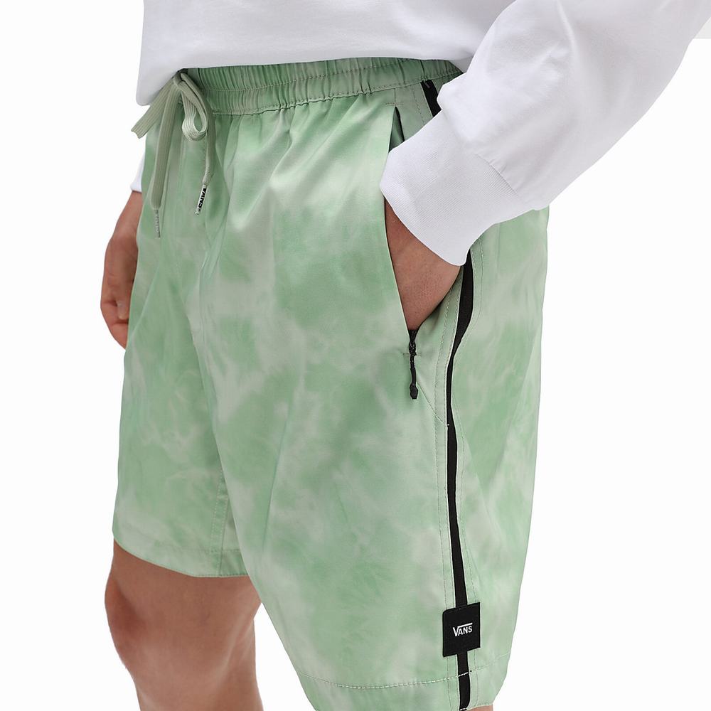 Shorts De Playa Vans Voyage Volley Hombre Verde | JGI296734