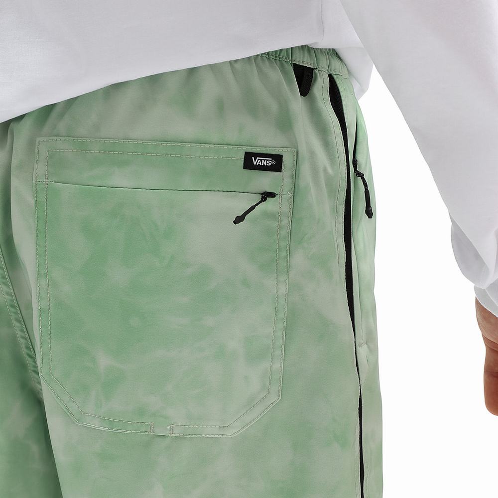 Shorts De Playa Vans Voyage Volley Hombre Verde | JGI296734