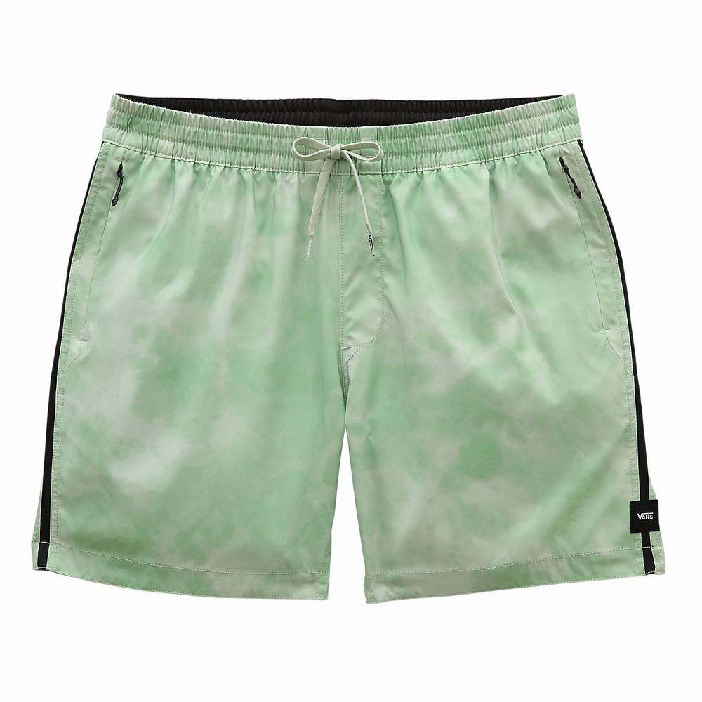 Shorts De Playa Vans Voyage Volley Hombre Verde | JGI296734