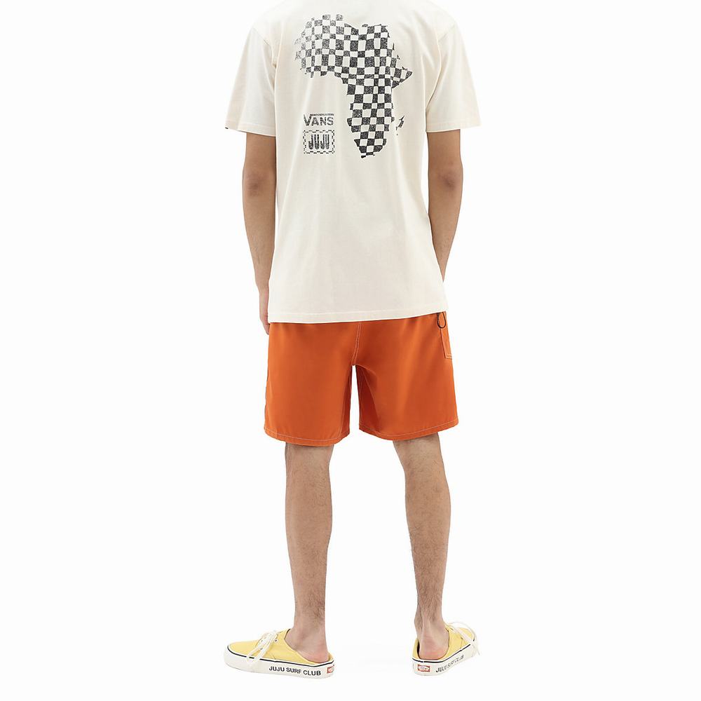 Shorts De Playa Vans X Juju SC Hombre Naranjas | CGT641379