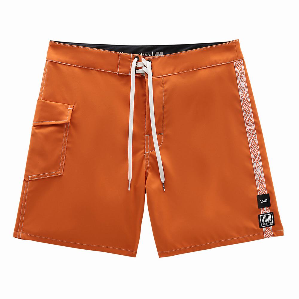 Shorts De Playa Vans X Juju SC Hombre Naranjas | CGT641379