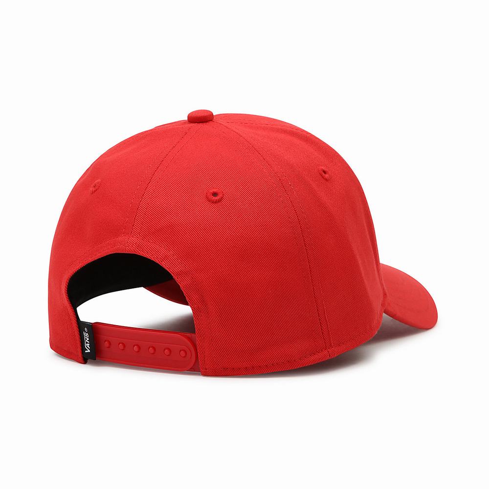 Sombreros Vans Boxed Structured Jockey Hombre Rojas | UGO731429