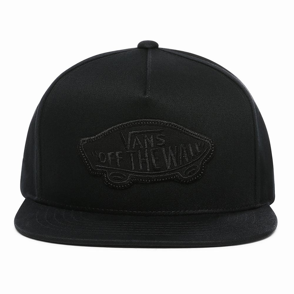 Sombreros Vans Classic Patch Snapback Hombre Negras | DHV279350