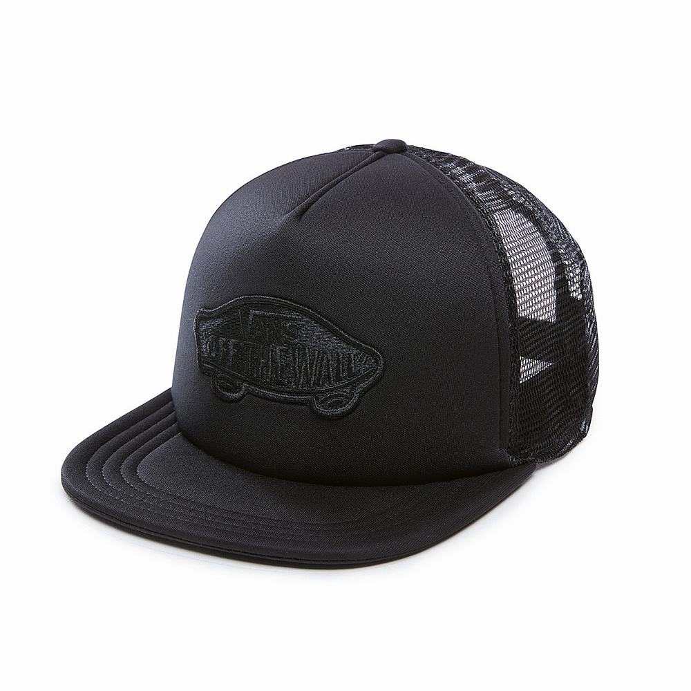 Sombreros Vans Classic Patch Trucker Hombre Negras | YUD938705