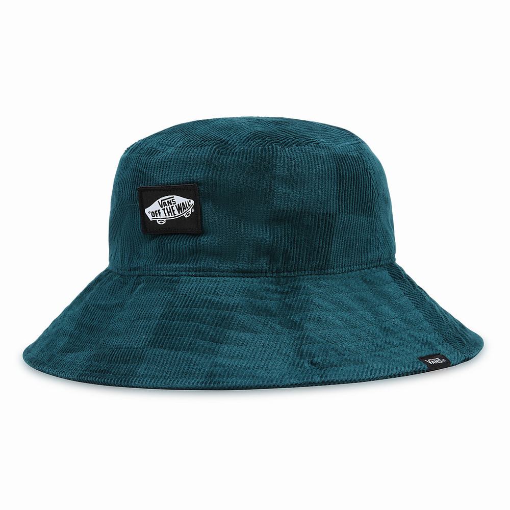 Sombreros Vans Corduroy Bucket Mujer Azules | FCP203714