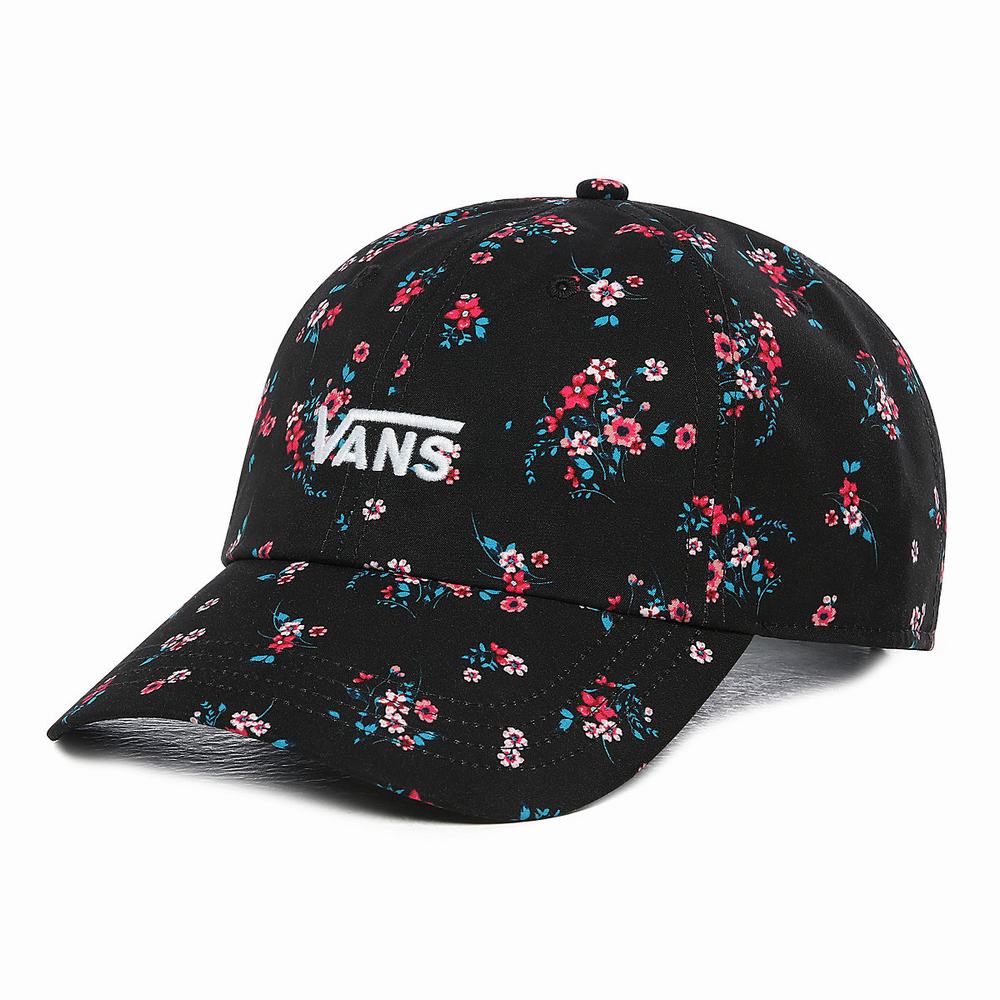 Sombreros Vans Court Side Printed Mujer Negras | UFW596123