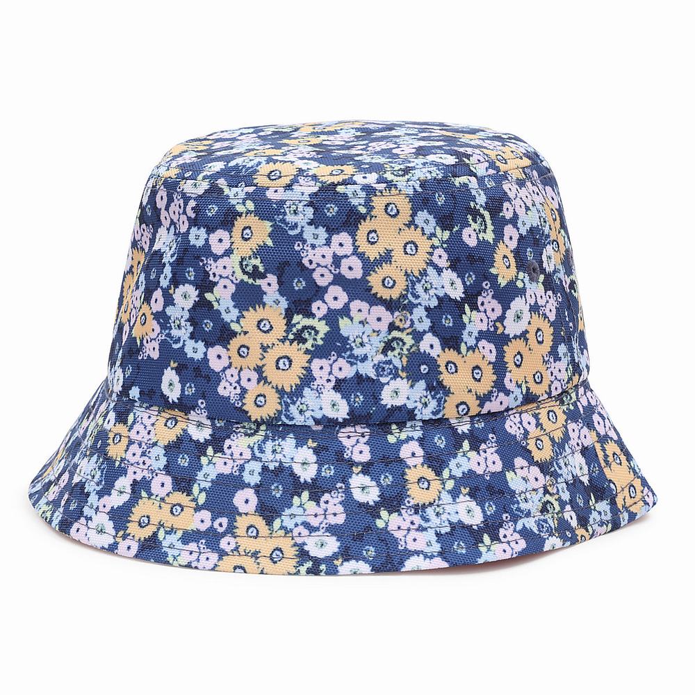 Sombreros Vans Delux Hankley Bucket Mujer Azules | JSE821093