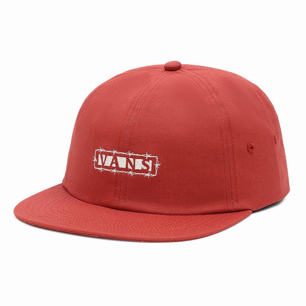 Sombreros Vans Desert Jockey Hombre Rojas | BFE712093