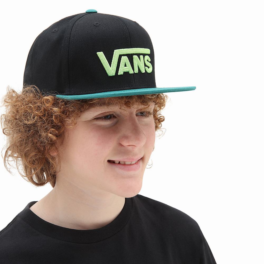 Sombreros Vans Drop V II Snapback Niños Amarillo/Blancas | XBJ482961