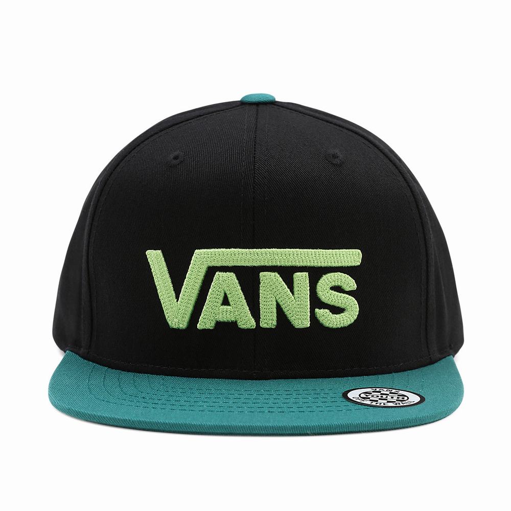 Sombreros Vans Drop V II Snapback Niños Amarillo/Blancas | XBJ482961