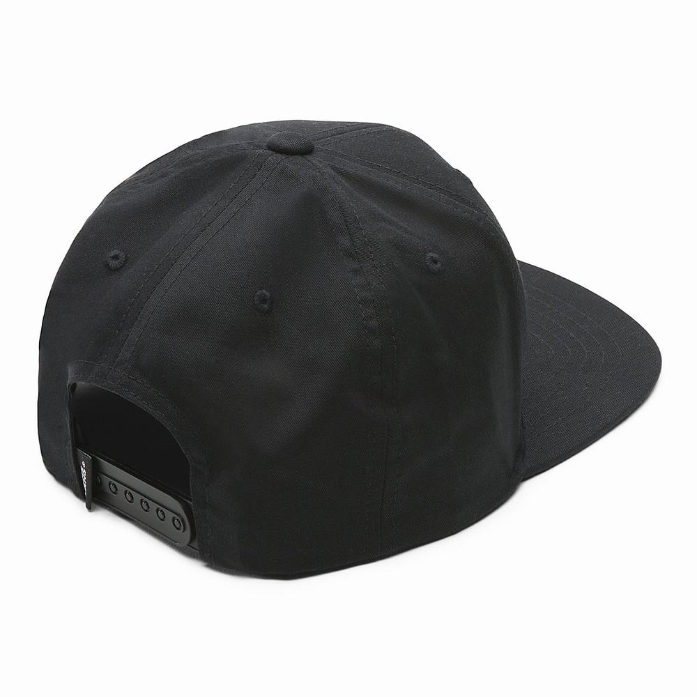 Sombreros Vans Drop V Snapback Hat (8-14+ years) Niños Negras/Blancas | BJK928157