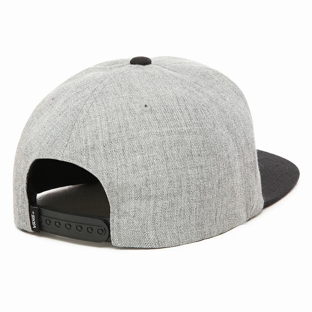 Sombreros Vans Drop V Snapback Hombre Gris | GSW601289