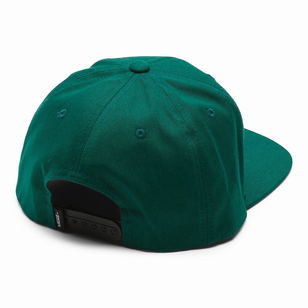 Sombreros Vans Drop V Snapback Niños Verde | SFO670452