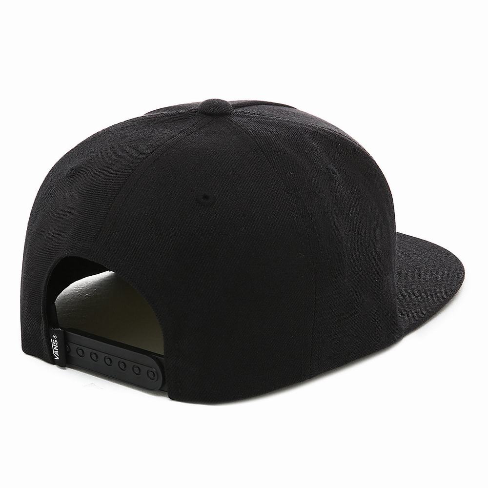 Sombreros Vans Easy Box Snapback Hombre Negras | WXM938210