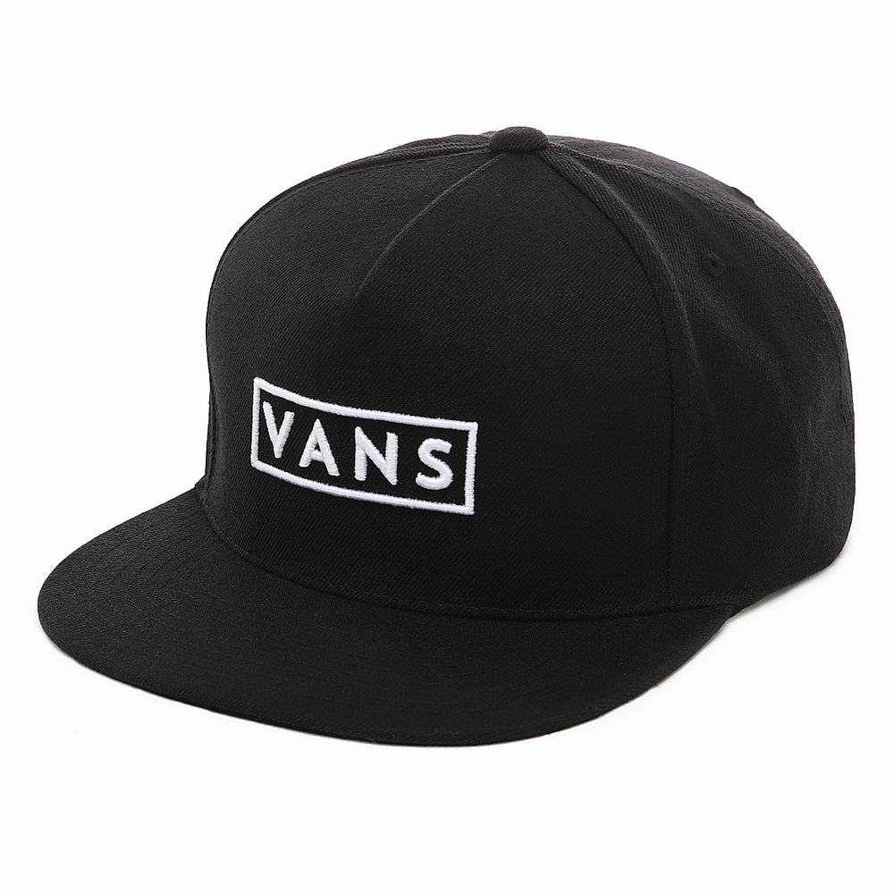 Sombreros Vans Easy Box Snapback Hombre Negras | WXM938210