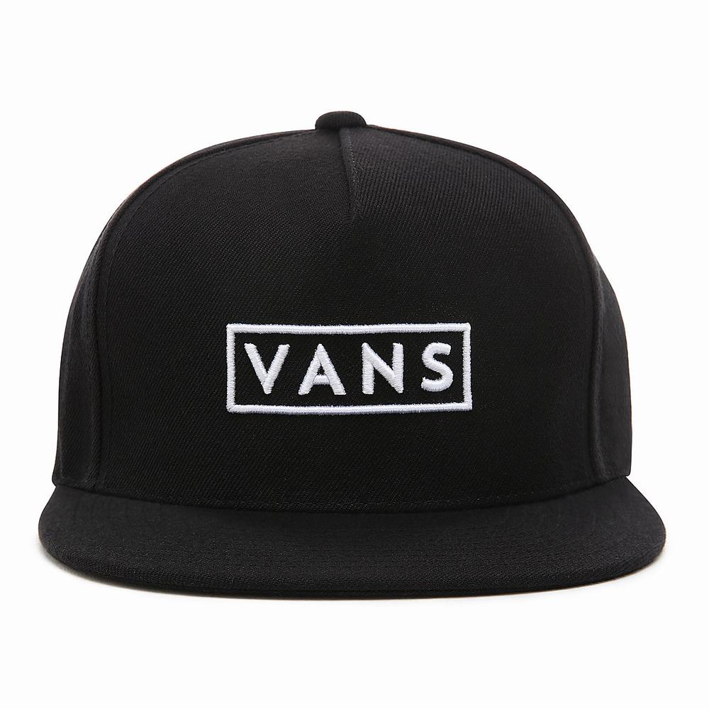 Sombreros Vans Easy Box Snapback Hombre Negras | WXM938210