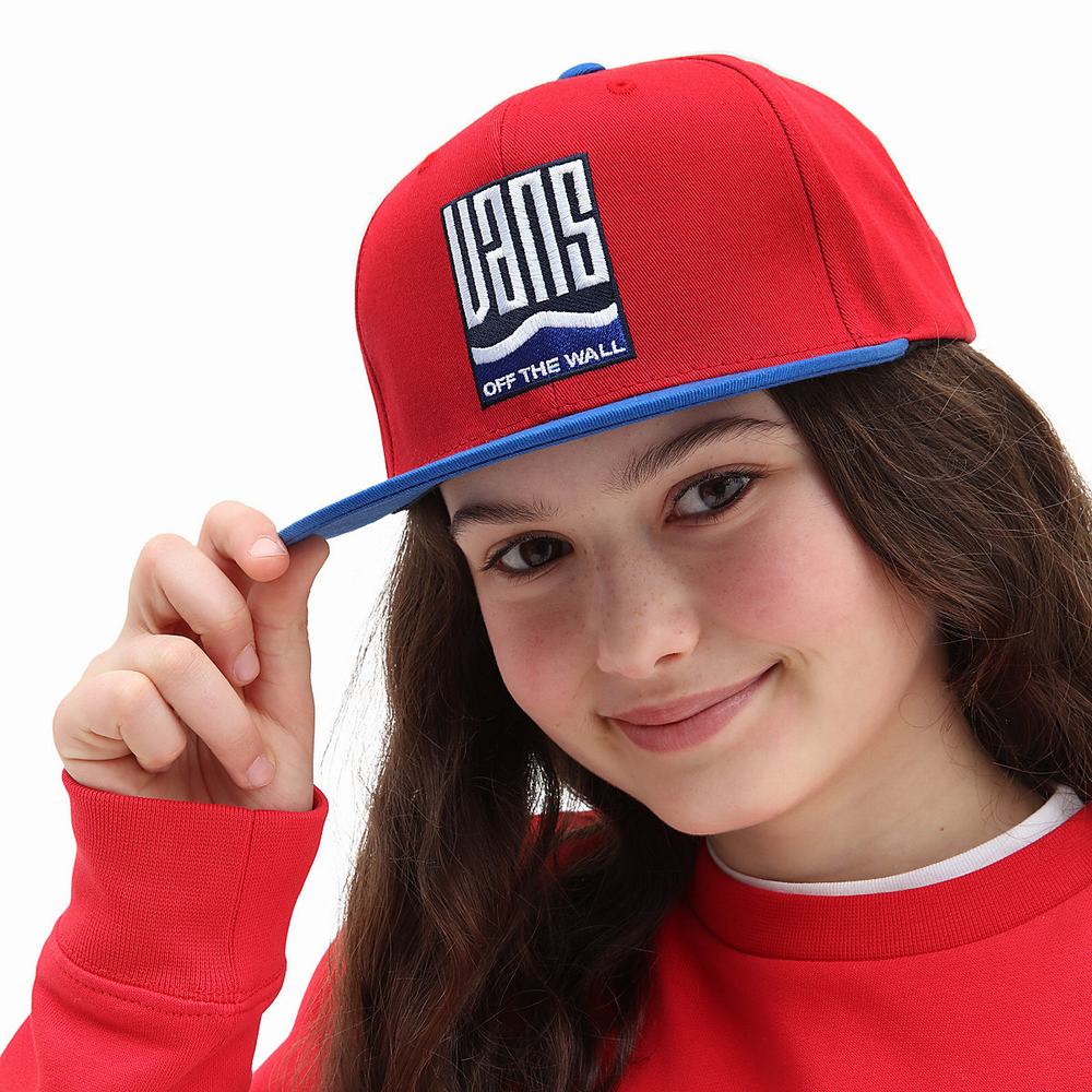 Sombreros Vans Maze Snapback Niños Rojas | BMH829041