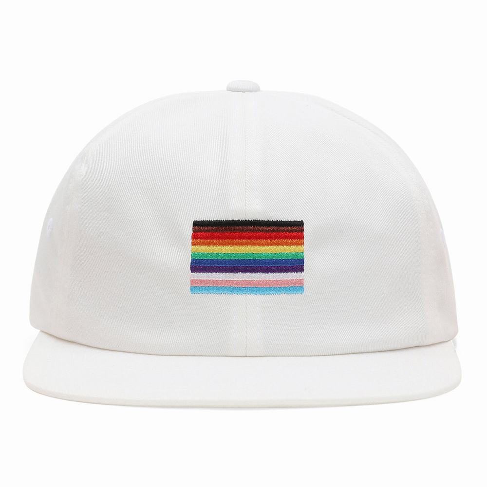 Sombreros Vans Pride Jockey Mujer Blancas | NKY837629