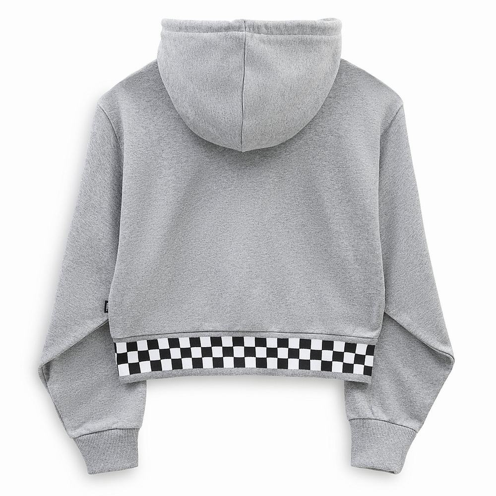 Sudadera Con Capucha Vans Boom Boom 66 Mujer Gris | PWT986370