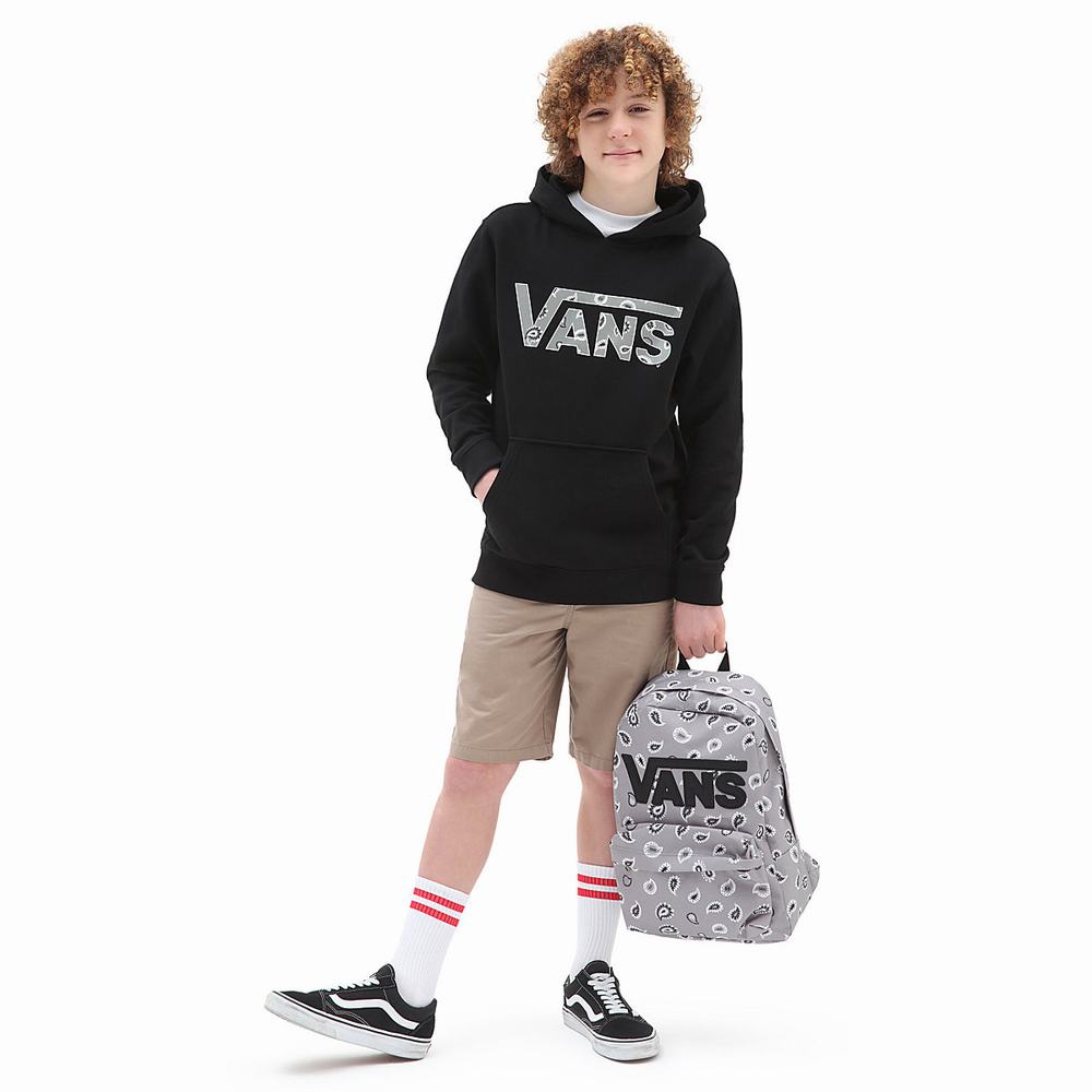 Sudadera Con Capucha Vans Classic (8-14 years) Niños Negras | AJR256489