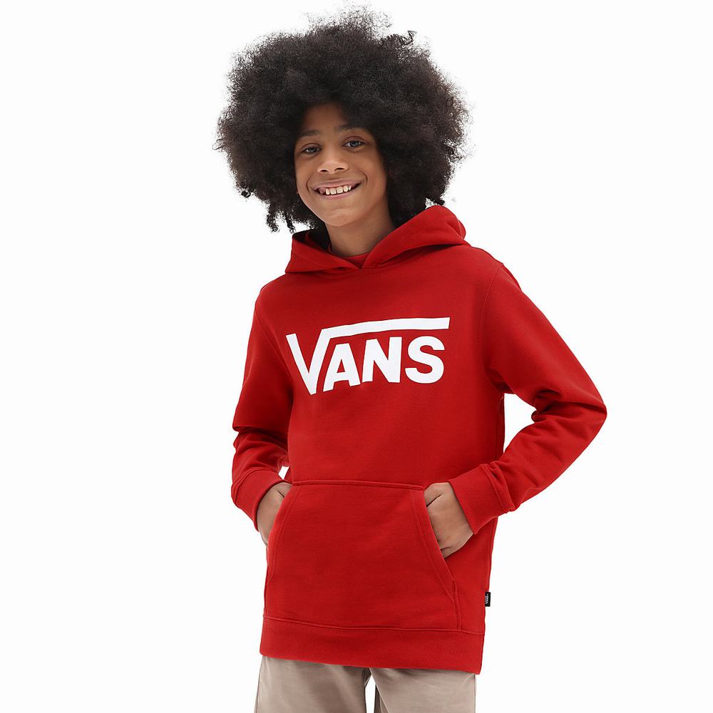 Sudadera Con Capucha Vans Classic (8-14 years) Niños Rojas | EUF698174