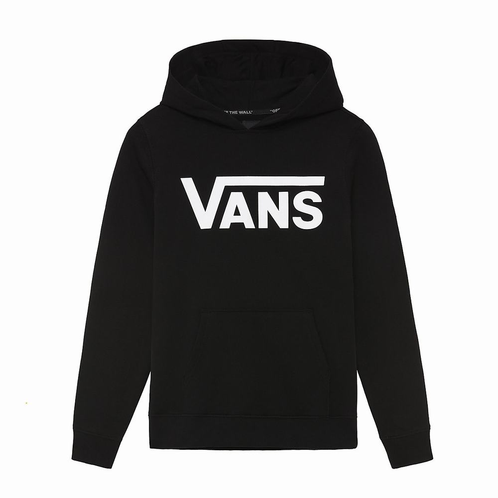 Sudadera Con Capucha Vans Classic (8-14+ years) Niños Negras/Blancas | UPT175842