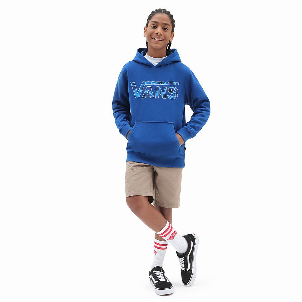 Sudadera Con Capucha Vans Classic (8-14 years) Niños Azules | YVN790512