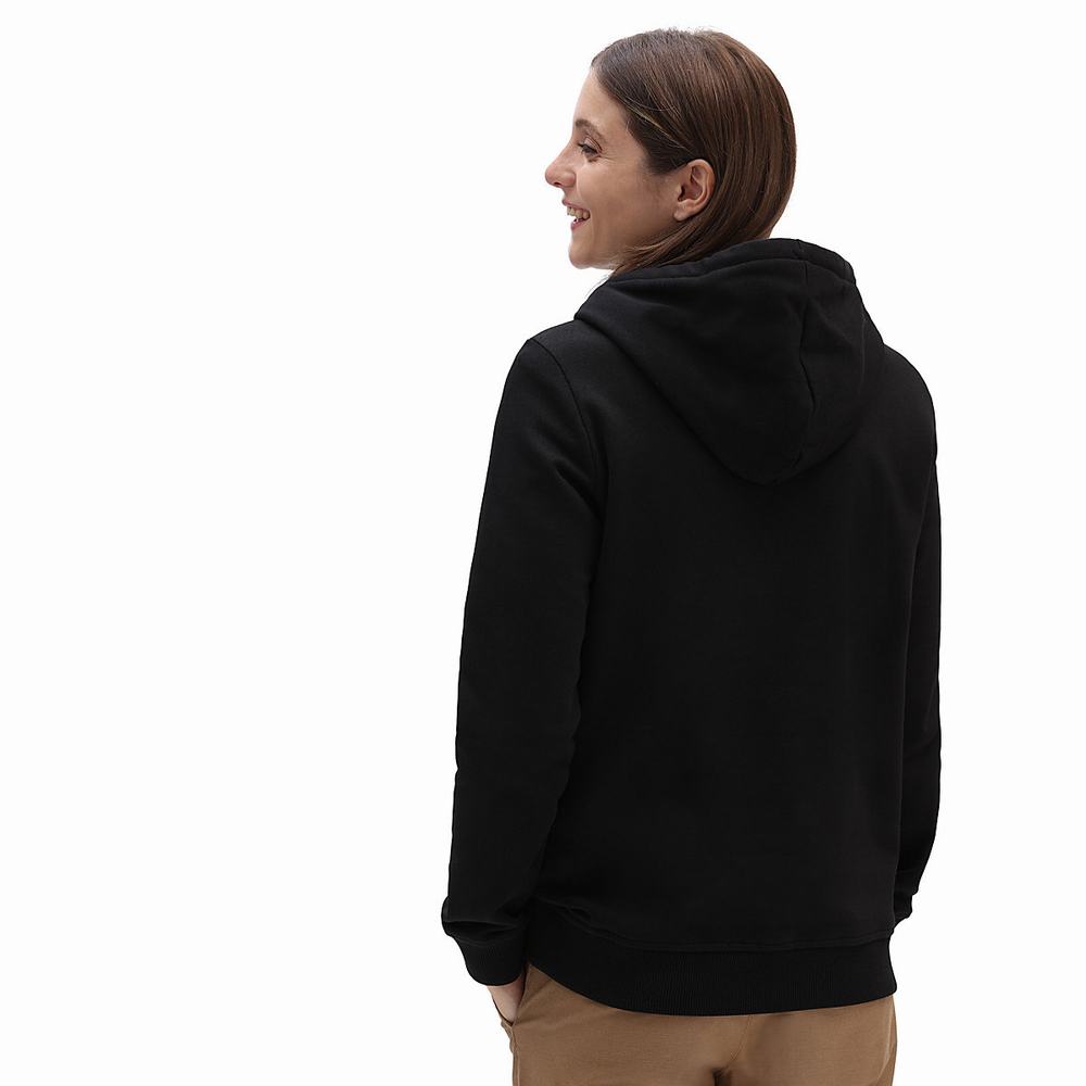 Sudadera Con Capucha Vans Classic V Mujer Negras | TDJ590137