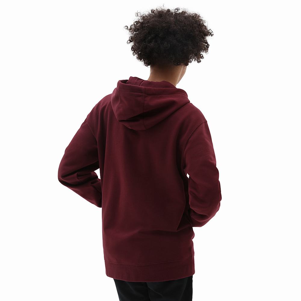 Sudadera Con Capucha Vans Classic Zip Hombre Rojas | UYV893641