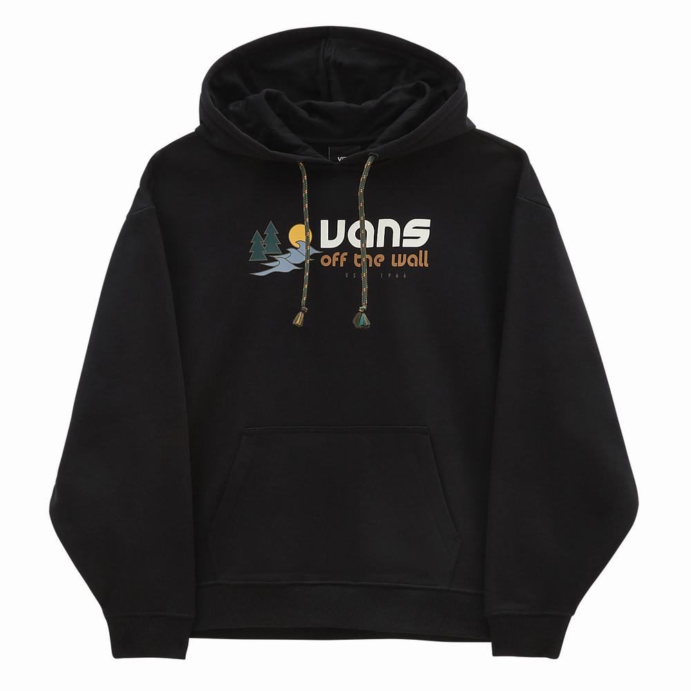 Sudadera Con Capucha Vans Coastal Mujer Negras | KIH046723