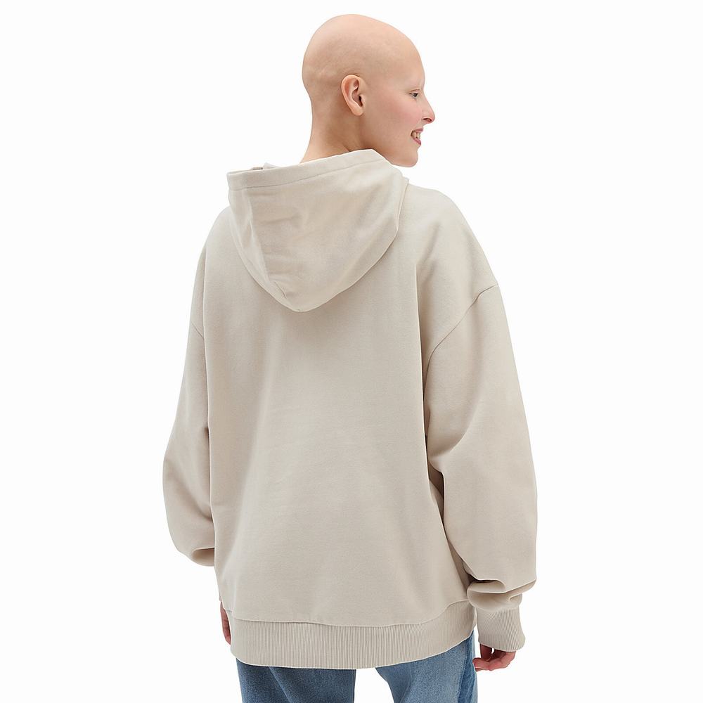 Sudadera Con Capucha Vans Earth Peace Mujer Beige | JBN631250