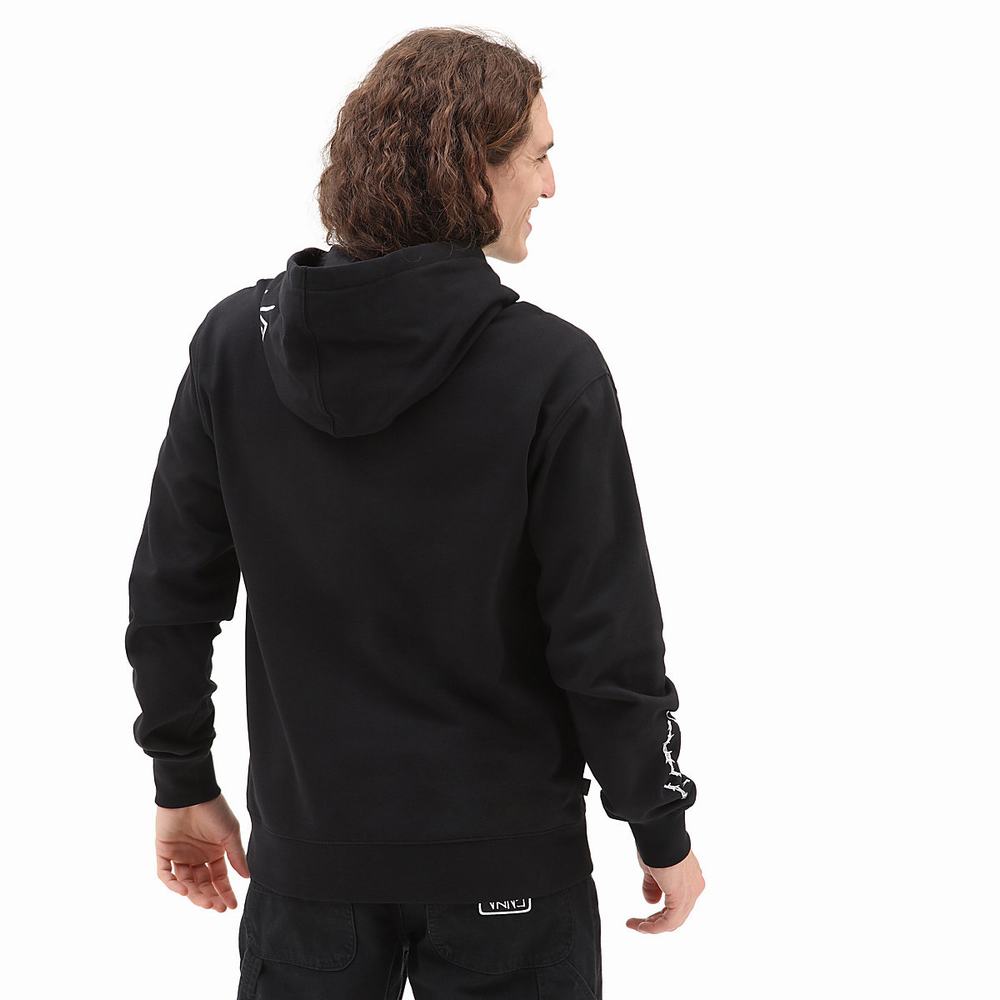 Sudadera Con Capucha Vans Elijah Berle Fleece Hombre Negras | EUN087345