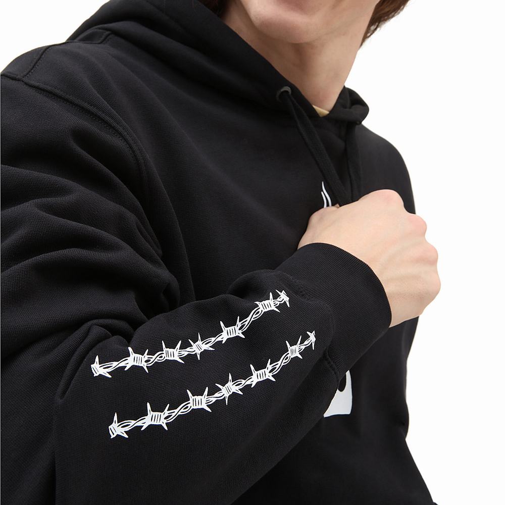 Sudadera Con Capucha Vans Elijah Berle Fleece Hombre Negras | EUN087345