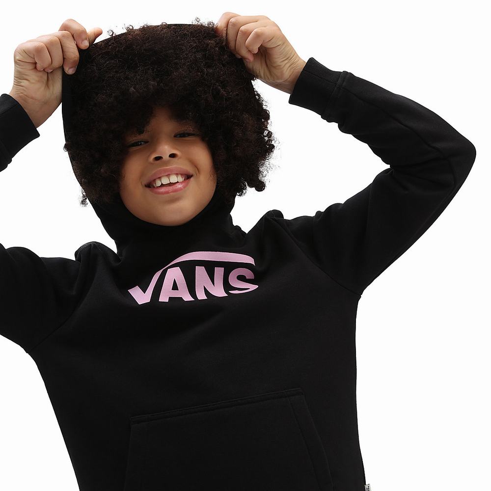 Sudadera Con Capucha Vans Flying V (8-14 years) Niños Negras | IQV190758