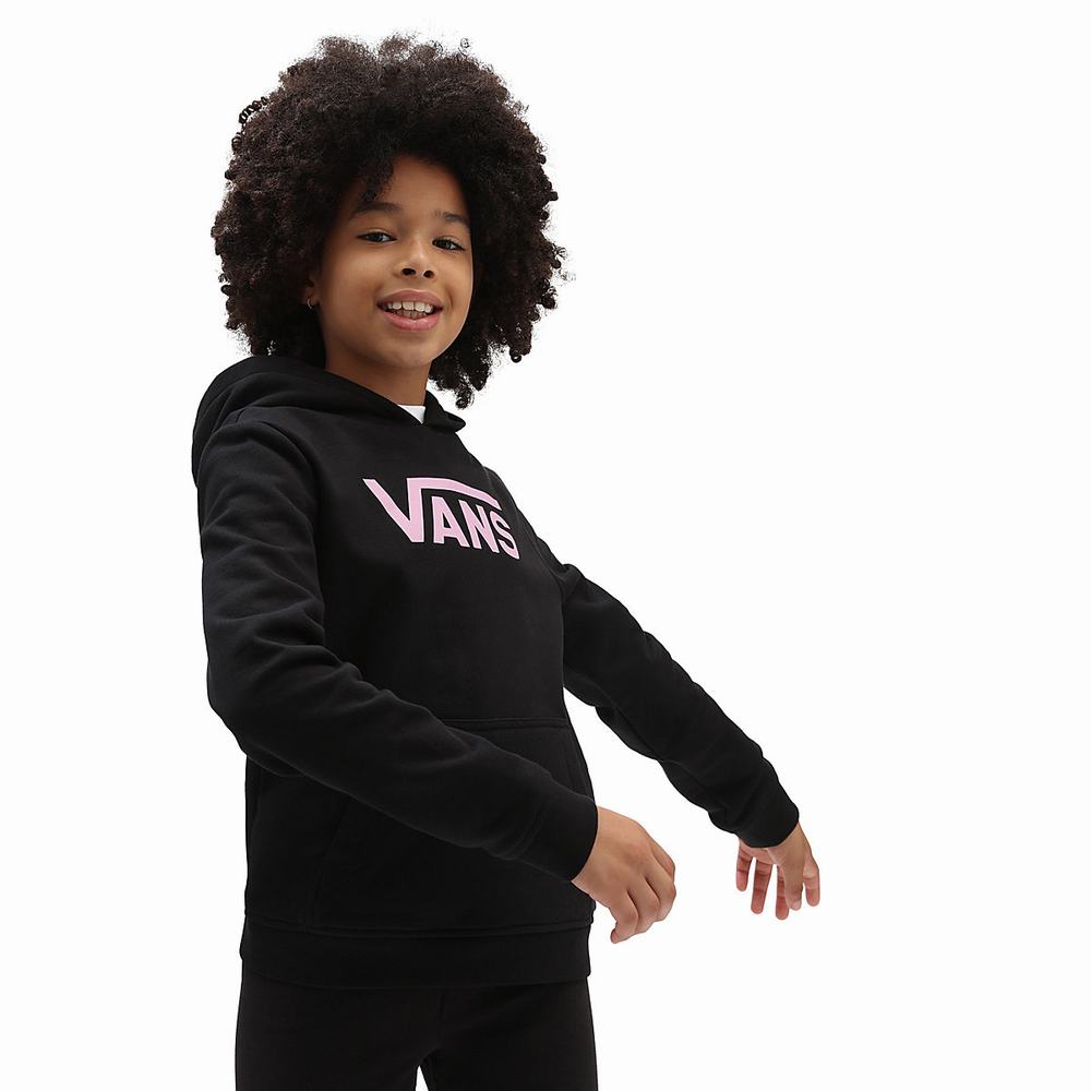 Sudadera Con Capucha Vans Flying V (8-14 years) Niños Negras | IQV190758