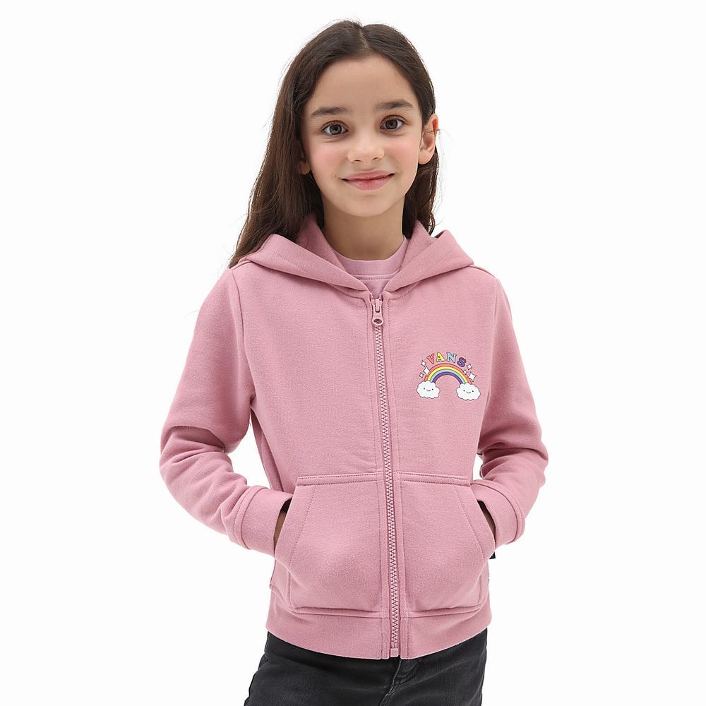 Sudadera Con Capucha Vans Happy Bow (2-8 years) Niños Rosas | SQU049718