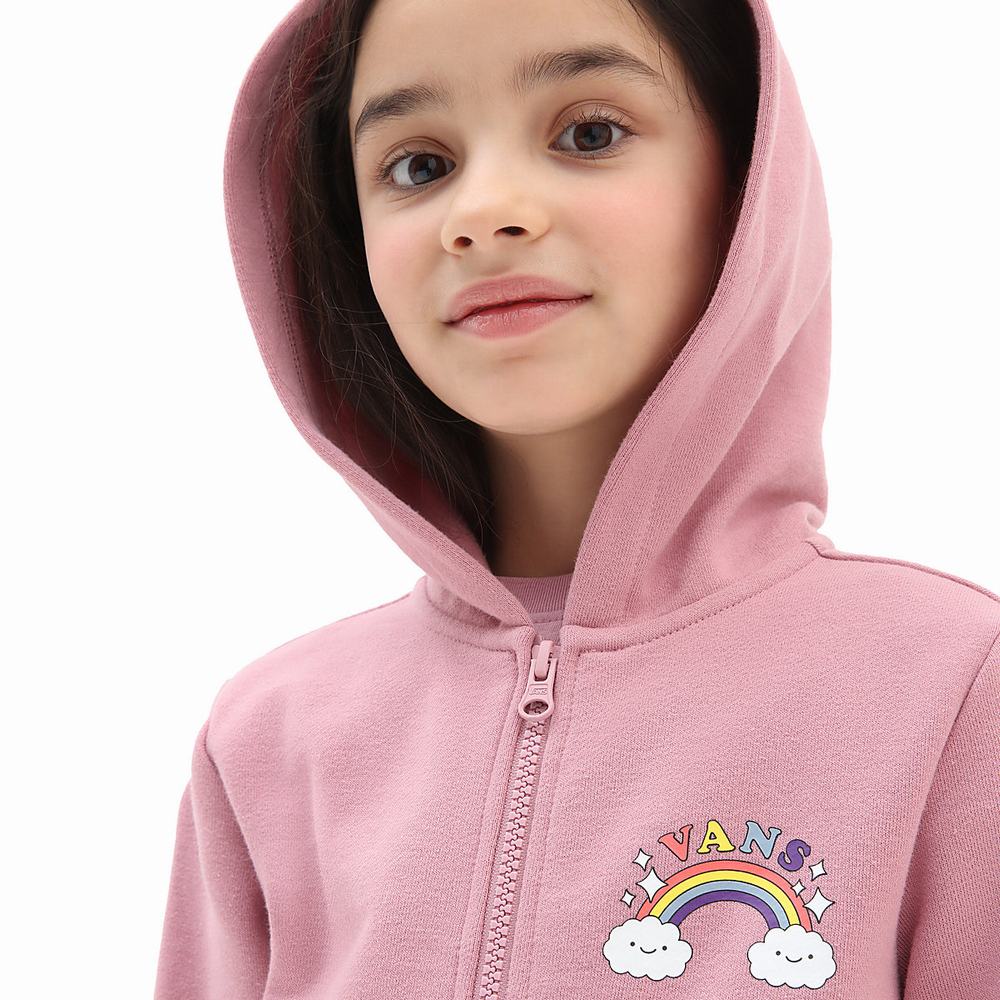 Sudadera Con Capucha Vans Happy Bow (2-8 years) Niños Rosas | SQU049718